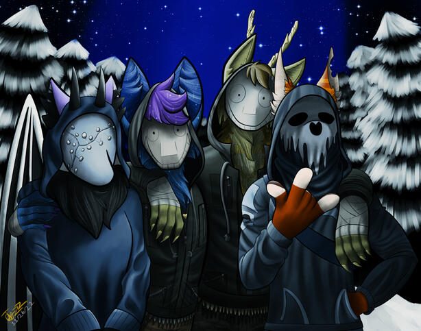 Half Body (With Painted Background)